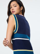 Load image into Gallery viewer, Nota Knit Vest- Maritime Blue
