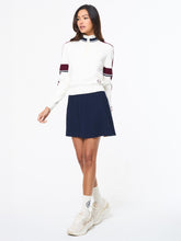 Load image into Gallery viewer, Nota Knit Quarter Zip- Gardenia
