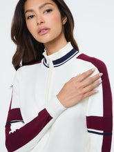 Load image into Gallery viewer, Nota Knit Quarter Zip- Gardenia
