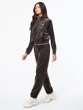 Load image into Gallery viewer, Leta Velour Jacket- Mulch
