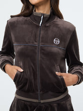 Load image into Gallery viewer, Leta Velour Jacket- Mulch
