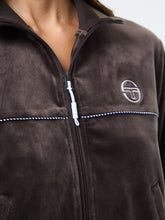 Load image into Gallery viewer, Leta Velour Jacket- Mulch
