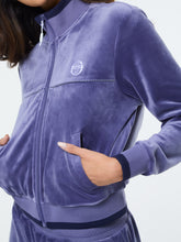 Load image into Gallery viewer, Leta Velour Jacket-Heron
