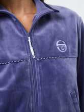 Load image into Gallery viewer, Leta Velour Jacket-Heron

