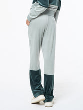 Load image into Gallery viewer, Lina Velour Track Pant- Green Gables
