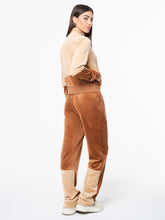 Load image into Gallery viewer, Lina Velour Track Pant- Candied Ginger
