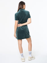 Load image into Gallery viewer, Lina Velour Dress- Green Gables
