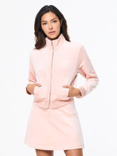 Load image into Gallery viewer, Piera Velour Track Jacket- Evening Sand
