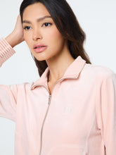 Load image into Gallery viewer, Piera Velour Track Jacket- Evening Sand
