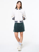 Load image into Gallery viewer, Marisa Varsity Jacket- Gardenia
