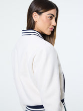 Load image into Gallery viewer, Marisa Varsity Jacket- Gardenia
