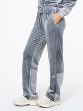 Load image into Gallery viewer, Lina Velour Track Pant- Quiet Shade
