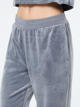Load image into Gallery viewer, Lina Velour Track Pant- Quiet Shade
