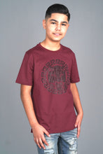 Load image into Gallery viewer, Kid&#39;s Cotton Wine Rhinestone T-shirt
