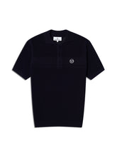 Load image into Gallery viewer, Sabino Knit Polo-Maritime Blue
