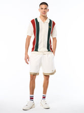 Load image into Gallery viewer, Montell Knit Polo-Gardenia
