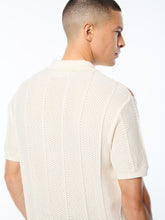 Load image into Gallery viewer, Montell Knit Polo-Gardenia
