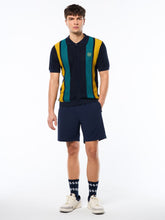 Load image into Gallery viewer, Montell Knit Polo-Maritime Blue
