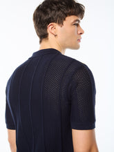 Load image into Gallery viewer, Montell Knit Polo-Maritime Blue
