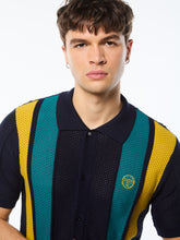 Load image into Gallery viewer, Montell Knit Polo-Maritime Blue

