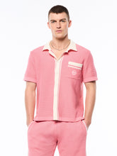 Load image into Gallery viewer, Fratelli Crochet Cabana Polo-Geranium Pink
