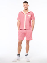 Load image into Gallery viewer, Fratelli Crochet Cabana Polo-Geranium Pink
