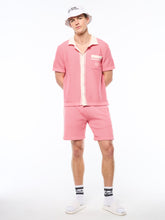 Load image into Gallery viewer, Fratelli Crochet Cabana Polo-Geranium Pink
