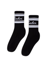 Load image into Gallery viewer, Classico Script Sock-Black Beauty
