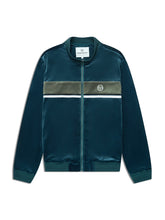 Load image into Gallery viewer, Forato Velour Track Jacket-Mediterranea
