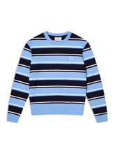 Load image into Gallery viewer, Strisce Stripe Crewneck-Maritime Blue

