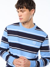 Load image into Gallery viewer, Strisce Stripe Crewneck-Maritime Blue
