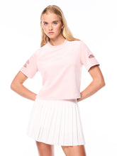 Load image into Gallery viewer, Nuvola Velour Cropped T-Shirt-Barely There
