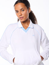 Load image into Gallery viewer, Doni Long Sleeve Polo-Brilliant White
