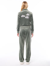 Load image into Gallery viewer, Nuvola Velour Track Pant-Agave Green
