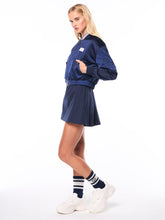 Load image into Gallery viewer, Women's Piano Bomber Jacket-Maritime Blue
