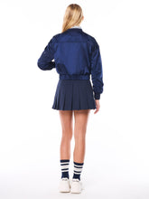 Load image into Gallery viewer, Women's Piano Bomber Jacket-Maritime Blue
