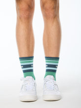 Load image into Gallery viewer, Strisce Sock-Bottle Green
