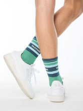 Load image into Gallery viewer, Strisce Sock-Bottle Green
