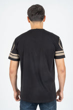Load image into Gallery viewer, Men's Cotton Black Rhinestone T-shirt
