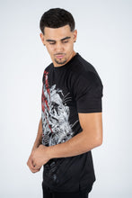 Load image into Gallery viewer, Men's Cotton Black Rhinestone T-shirt
