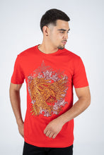 Load image into Gallery viewer, Men's Cotton Red Rhinestone T-shirt
