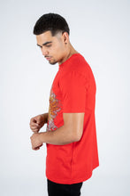 Load image into Gallery viewer, Men's Cotton Red Rhinestone T-shirt
