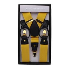 Load image into Gallery viewer, Vittorio Farina Men's Vibrant Colorful Convertible Suspender
