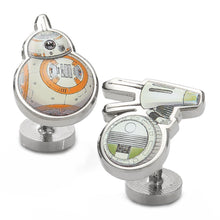 Load image into Gallery viewer, Star Wars BB-8 and D-O Cufflinks
