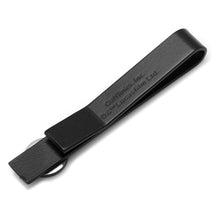 Load image into Gallery viewer, Star Wars Death Star Satin Black Tie Bar
