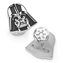 Load image into Gallery viewer, Star Wars Darth Vader Recessed Matte Cufflinks
