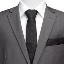 Load image into Gallery viewer, Star Wars Darth Vader Black Paisley Silk Tie
