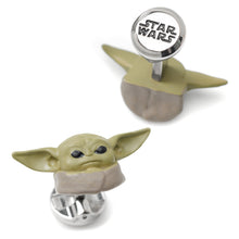Load image into Gallery viewer, Star Wars Grogu 3D Cufflinks
