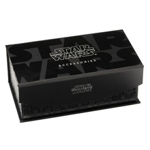 Load image into Gallery viewer, Star Wars Mandalorian Mythosaur Cufflinks and Tie Bar Gift Set
