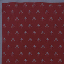 Load image into Gallery viewer, Star Wars Mandalorian Red Silk Pocket Square

